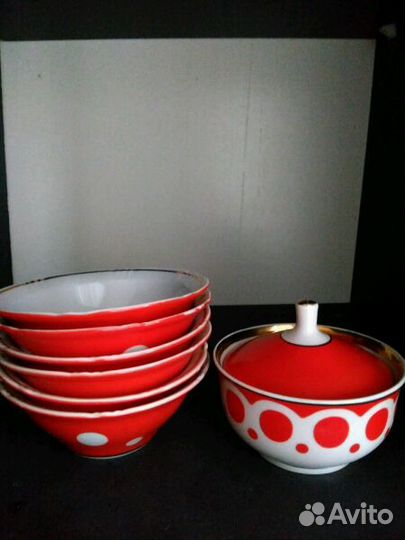 Набор пиалок с сахарницей