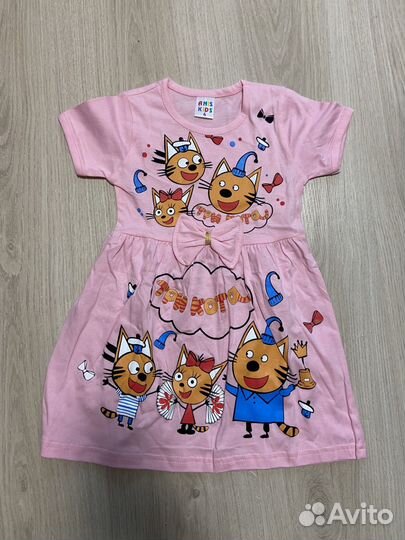 Платье три кота 98-104
