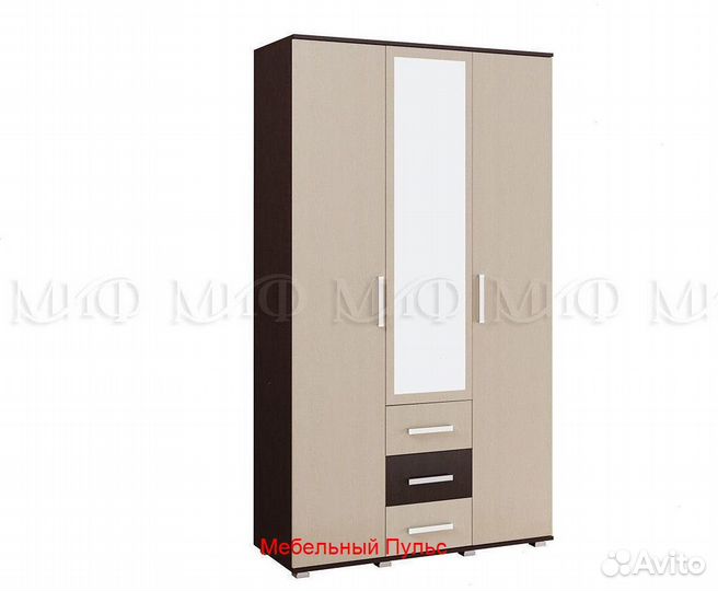 Шкаф Белла 3-х створчатый