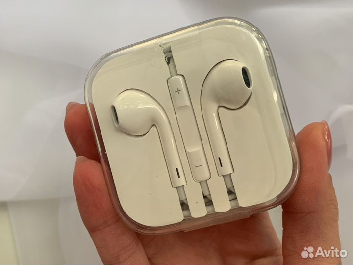 Apple earpods 3.5 мм jack наушники проводные