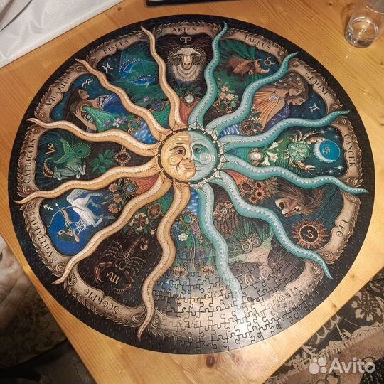 Пазл круглый 1000 Зодиаки пазлы