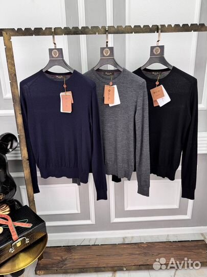 Свитер Loro Piana сер
