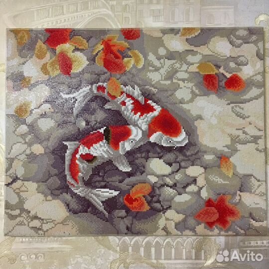 Картина в технике алмазной вышивки - 