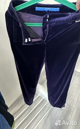 Бархатные брюки escada sport 42