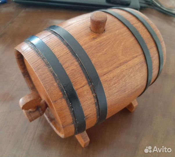 Бочонок дубовый декоративный