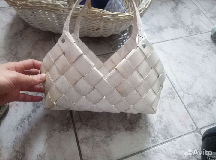 Корзина плетеная
