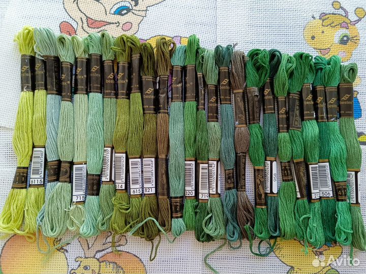 Нитки мулине Bestex набор