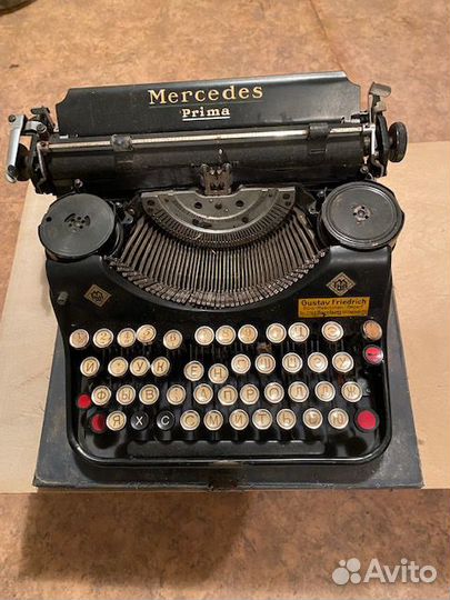 Печатная пишущая машинка Mersedes