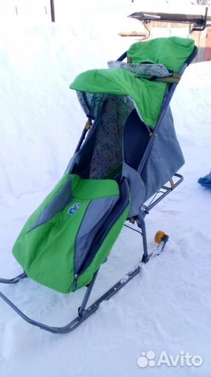 Детские санки коляска