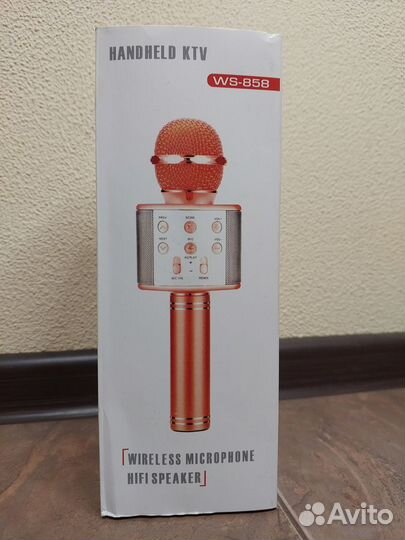 Беспроводной караоке микрофон WS-858