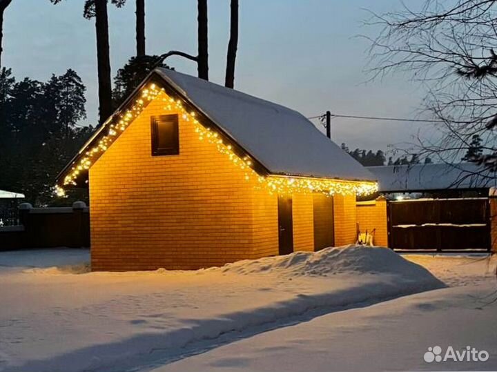 Уличная гирлянда с монтажом и гарантией
