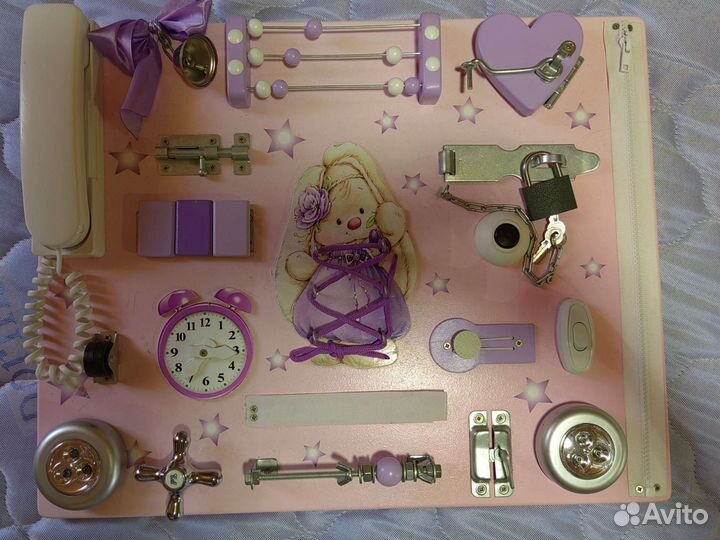 Бизиборд для девочки