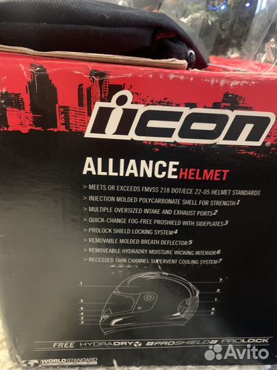 Шлем Icon alliance shakki