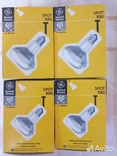 Лампа накаливания простые цветные спот