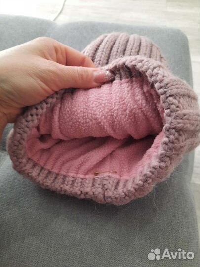 Шапка зимняя и шарф Женская