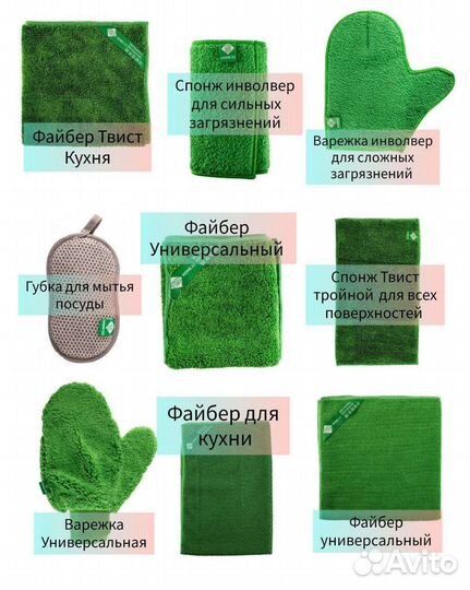 Гринвей-эко продукция, те самые тряпочки