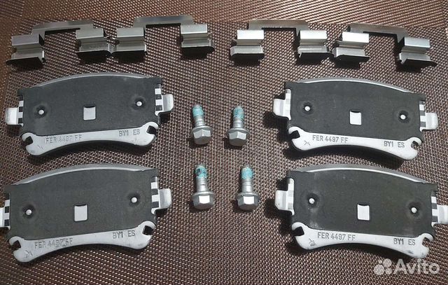Колодки тормозные (Сзади) Audi A4 00-09 / A6 04-10
