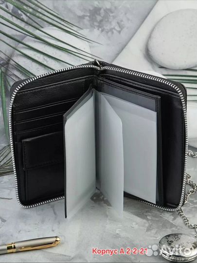 Кошелек портмоне мужской кожаный
