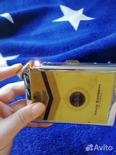 Портсигар с зажигалкой