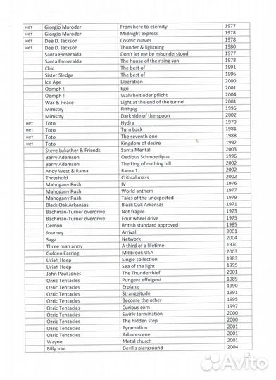 Музыкальные CD диски