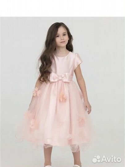 Нарядное платье для девочки 122 128