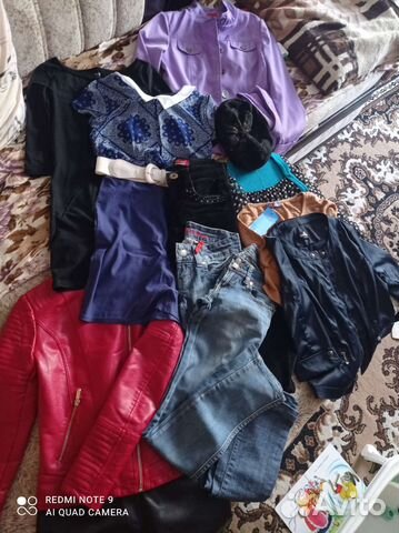 Вещи пакетом 38-40 р женские/детские