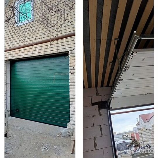 Гаражные ворота Алютех в с. Шарахалсун