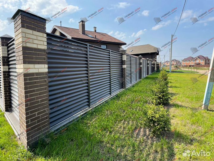 Забор жалюзи