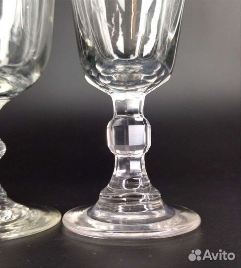 Рюмка лафитник 19 век 2 шт