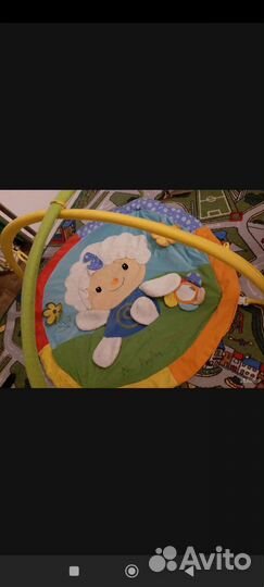 Погремушки игрушки коврик развивающий