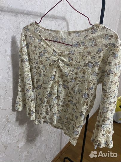Винтажная блузка кружево