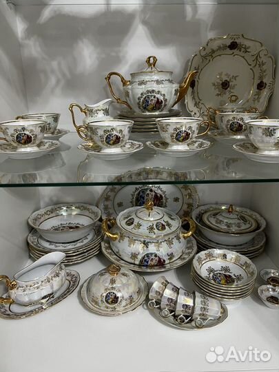 Чайно обеденный сервиз на 6 персон
