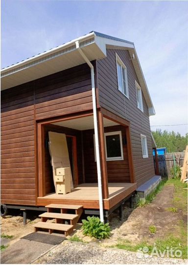 Деревянный дачный дом, зимний 110 м кв Артикул гф-2769