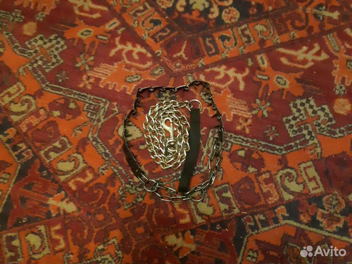 Строгий ошейник с поводком