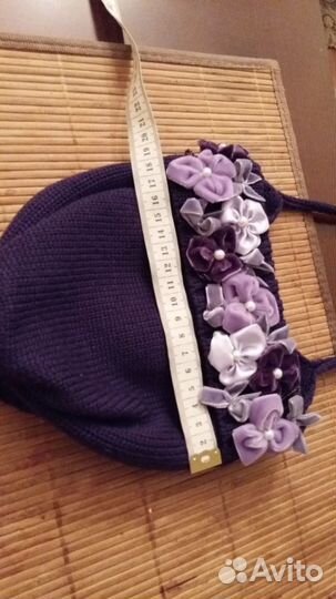 Новый комплект шапкошарф, 50-52р