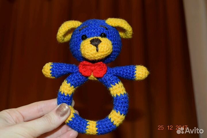 Грызунки, погремушки, игрушки (ручная работа) поде