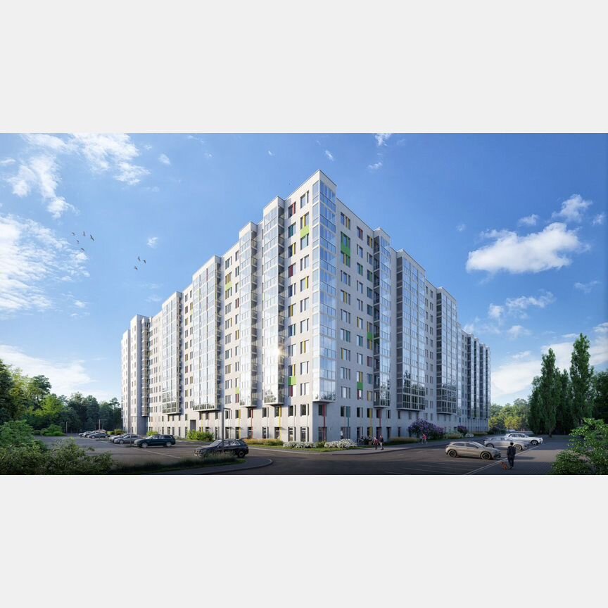 2-к. квартира, 58,6 м², 11/12 эт.