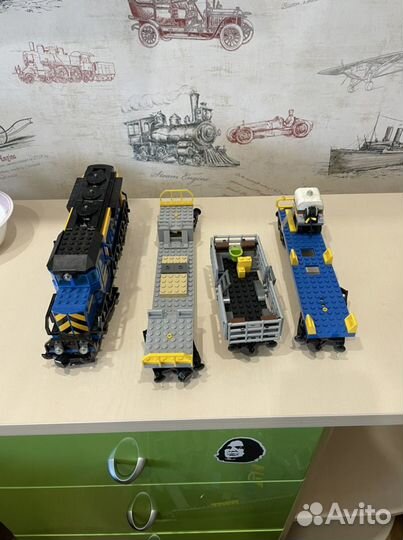 Lego city поезд 60052