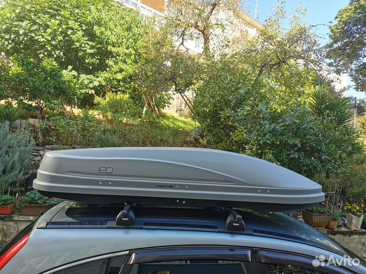 Автобокс евродеталь Магнум 580л серый карбон