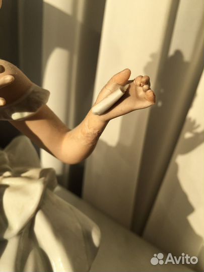 Статуэтка фарфор Wallendorf балерина с зеркалом