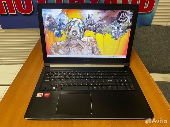 Мощный игровой ноутбук Acer / 16gb / 1128gb