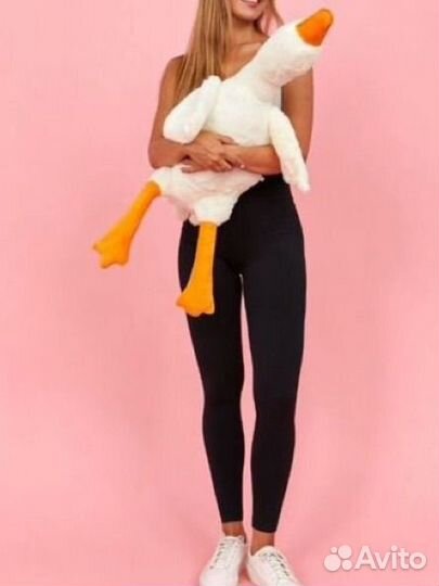 Гусь обнимусь мягкая игрушка подушка