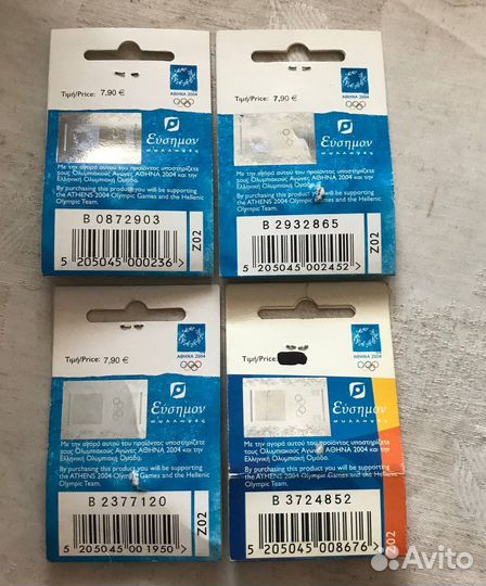 Значки Олимпиада Афины