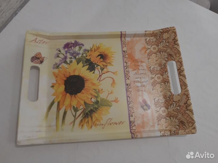 Поднос с ручками 38х27 без дефектов