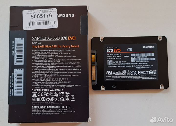 Ssd samsung 870 evo 4tb