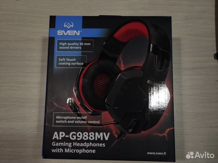 Наушники sven AP-G988MV