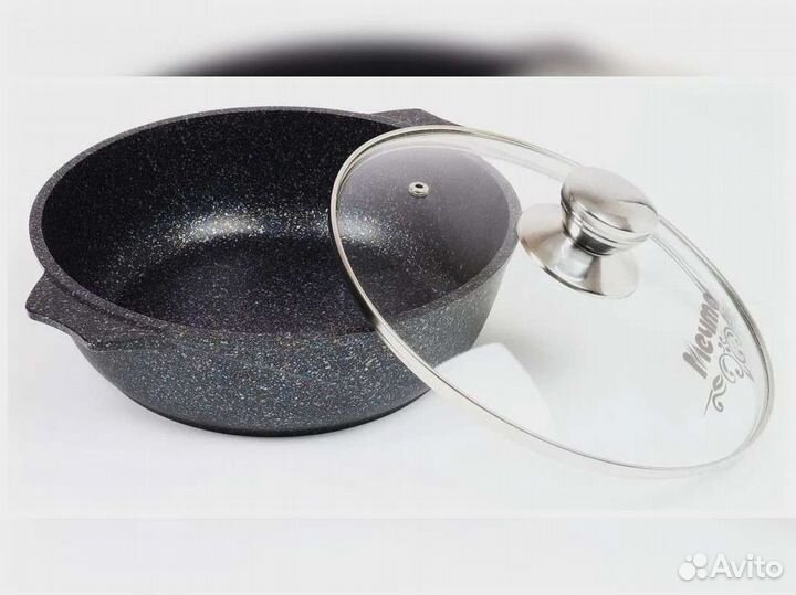 Сковорода-Жаровня 5л 30см Гранит star