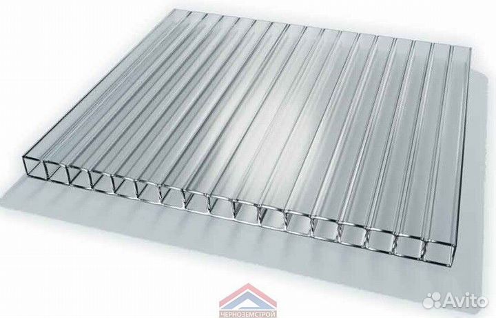 Поликарбонат сотовый 4 мм