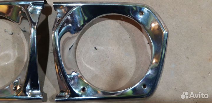 Облицовка фар газ 24 хром