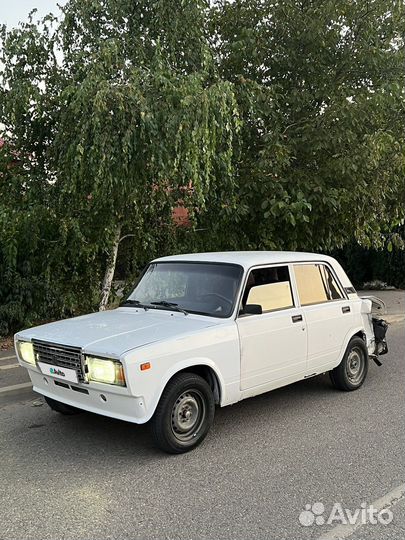 ВАЗ 2107 1.6 МТ, 2010, битый, 246 080 км